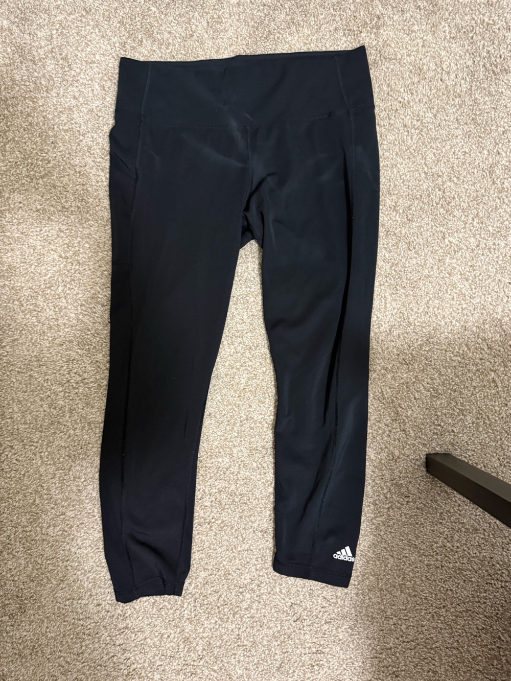Adidas Black Womens Athletic Leggings